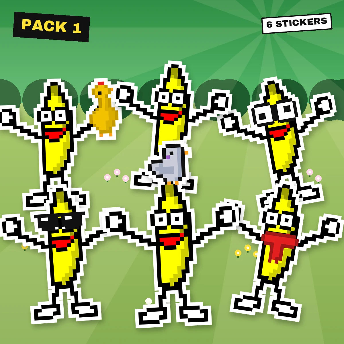 DANCING BANANA OFFICIAL™ Sticker Pack 1 · Park Life