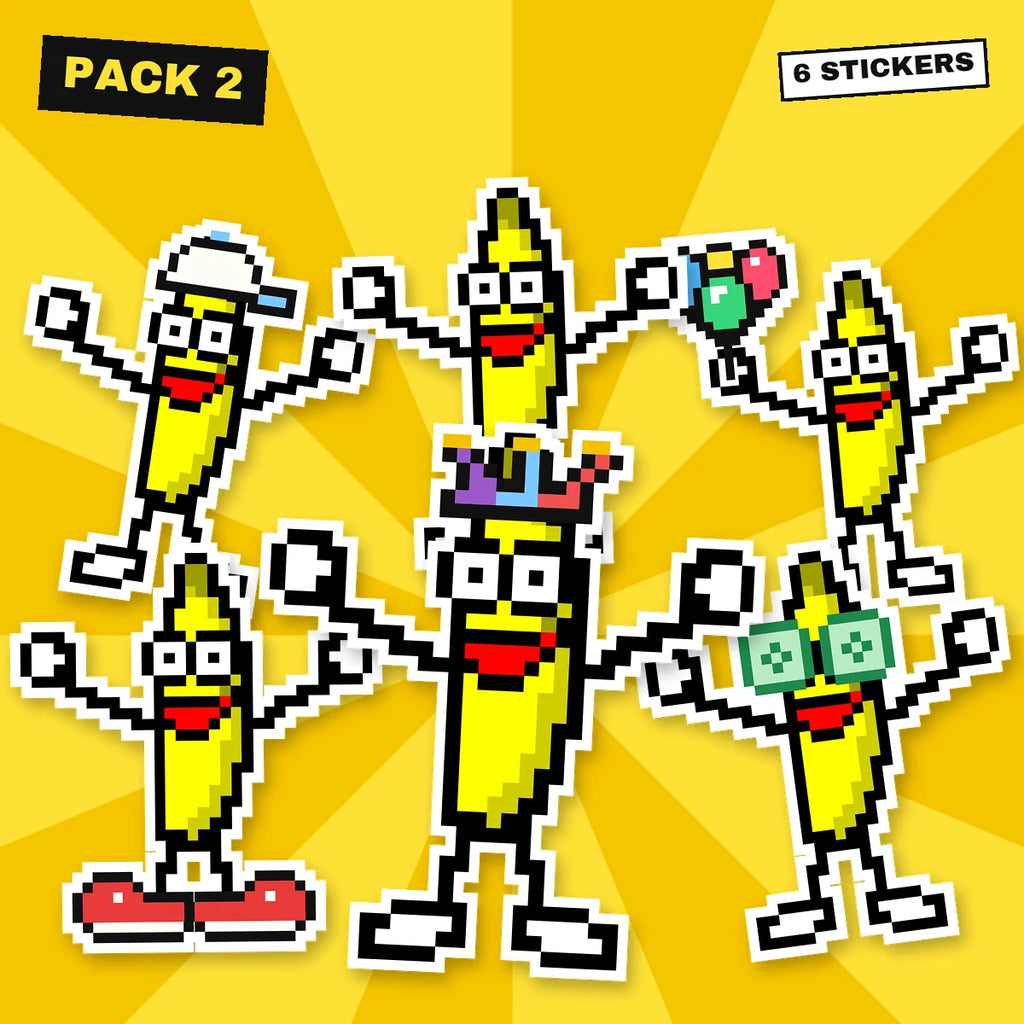 DANCING BANANA OFFICIAL™ Sticker Pack 2 · Sunshine