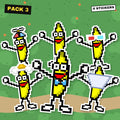 DANCING BANANA OFFICIAL™ Sticker Pack 3 · Meadow