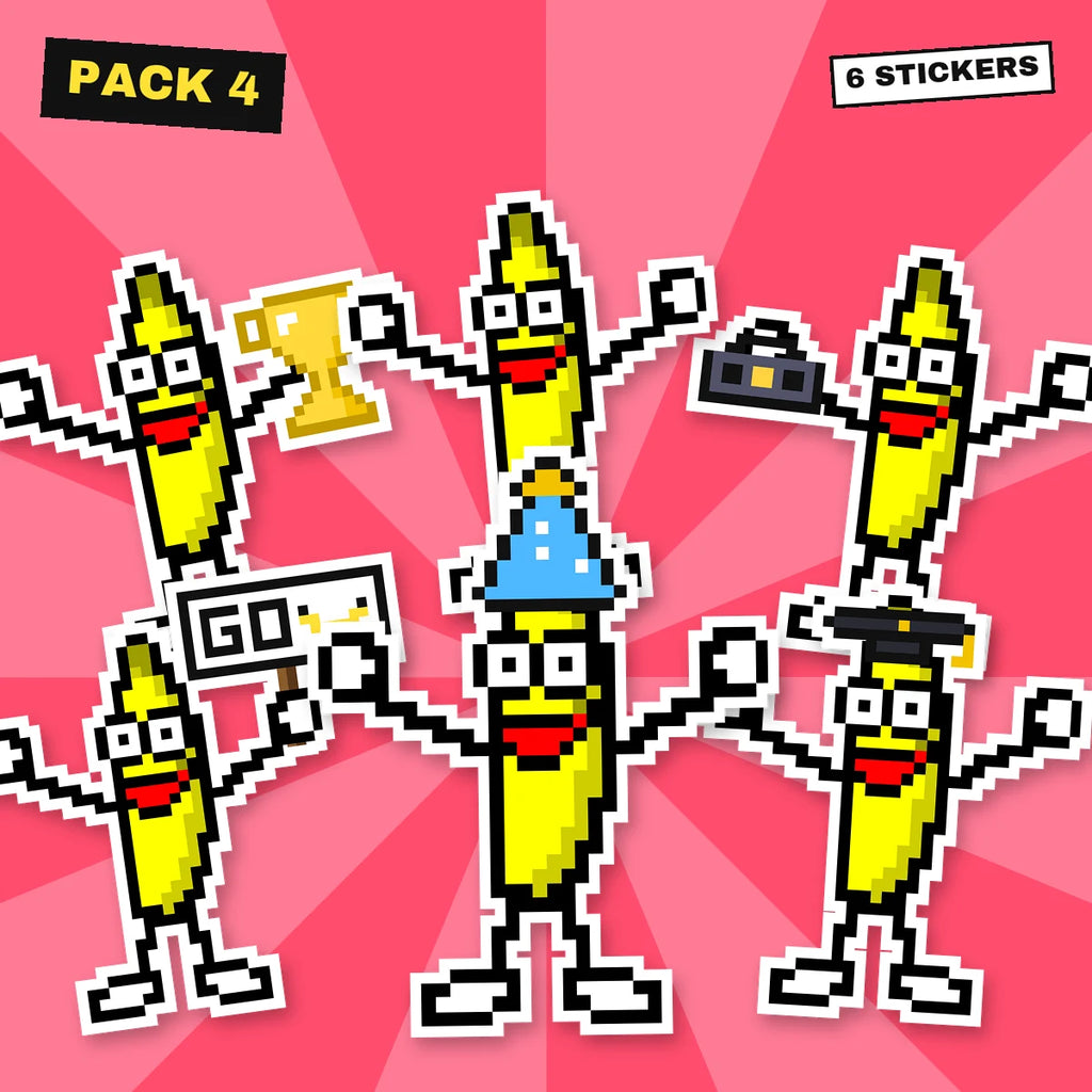 DANCING BANANA OFFICIAL™ Sticker Pack 4 · Party